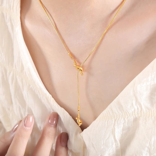 Sophisticated Versatile And Adjustable Long Necklace