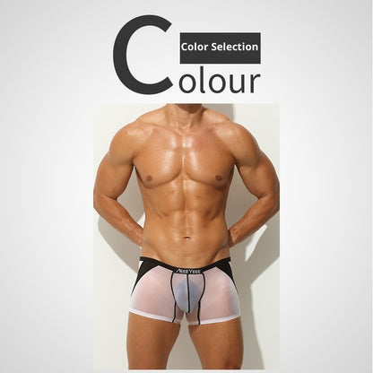 Men's Underwear Men's Seamless Ice Silk Plus Size Boxer